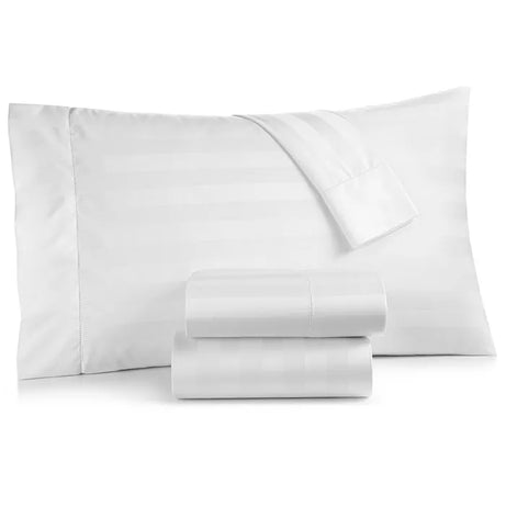1.5" Stripe 550 Thread Count 100% Cotton Sheet Sets, Created for Bemone